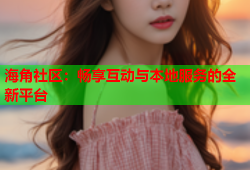 海角社区：畅享互动与本地服务的全新平台