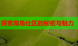 探索海角社区的秘密与魅力